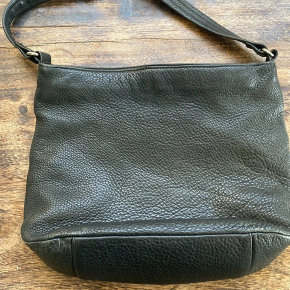 BEAUTIFUL TIGNANELLO BLACK Pebble LEATHER HANDBAG - Picture 4 of 13